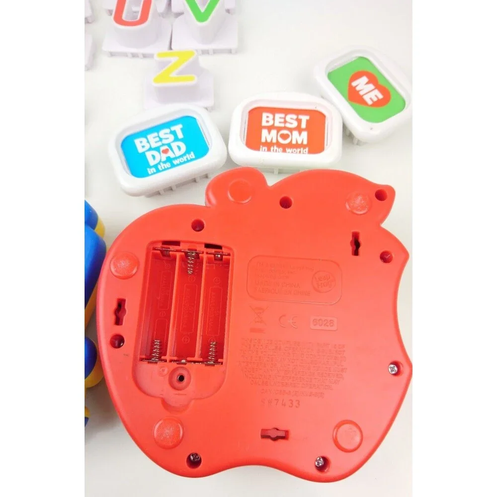 Leap Frog Fridge Phonics Apple & School Bus With Letter Magnets Tested Working!